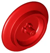 Red Train Wheel RC with Pins