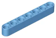 Medium Blue Technic, Liftarm Thick 1 x 7