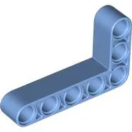 Medium Blue Technic, Liftarm, Modified Bent Thick L-Shape 3 x 5