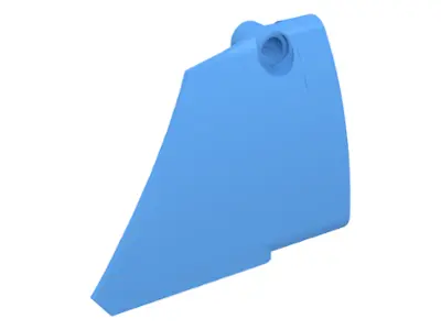 Medium Blue Technic, Panel Fairing #14 Large Short Smooth, Side B