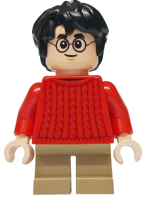 Potter - Red Sweater, Dark Tan Short Legs