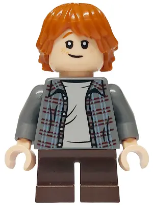 Weasley - Plaid Shirt, Dark Brown Short Legs