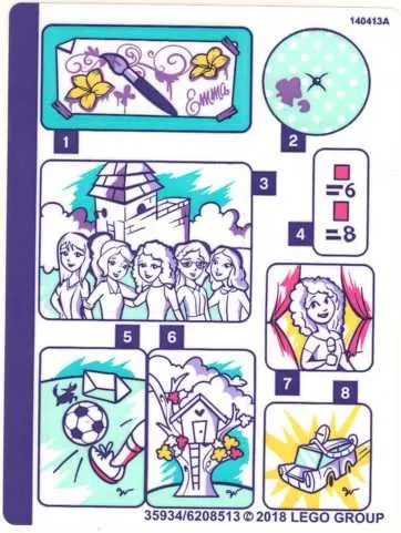 Sticker Sheet for Set 41332 - (35934/6208513)