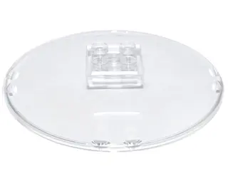 Trans-Clear Dish 8 x 8 Inverted (Radar) - Hollow Studs