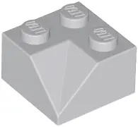 Light Bluish Gray Slope 45 2 x 2 Double Concave