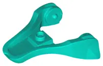 Dark Turquoise Dragon Head (Elves) Jaw Lower