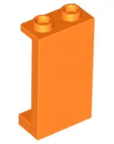 Orange Panel 1 x 2 x 3 with Side Supports - Hollow Studs