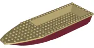 Dark Red Boat, Hull Unitary 28 x 8 with Tan Top (92710 / 92711)