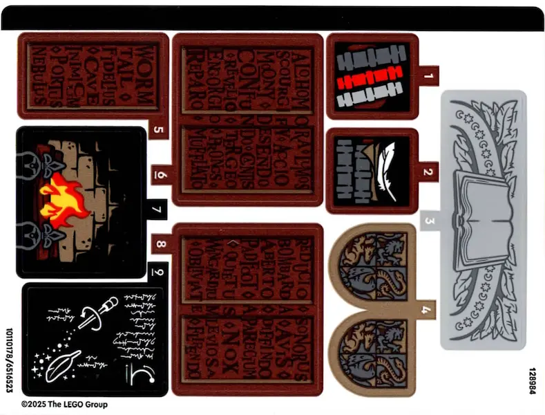 Sticker Sheet for Set 76442 - (10110178/6516523)