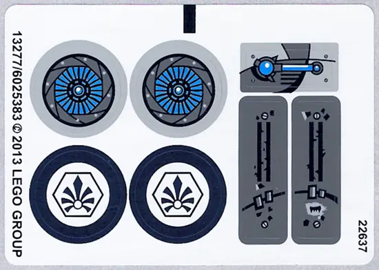 Sticker Sheet for Set 70003 - (13277/6025383)