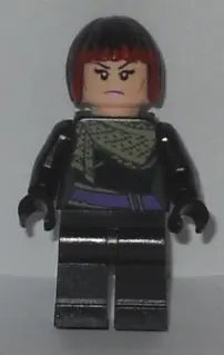 Karai - Scarf and Dark Red Hair Highlights (Movie Version)