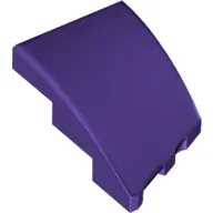 Dark Purple Wedge 3 x 2 Left No Studs