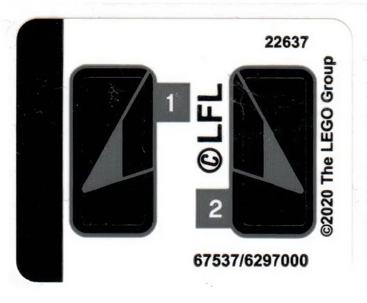 Sticker Sheet for Set 75274 - (67537/6297000)