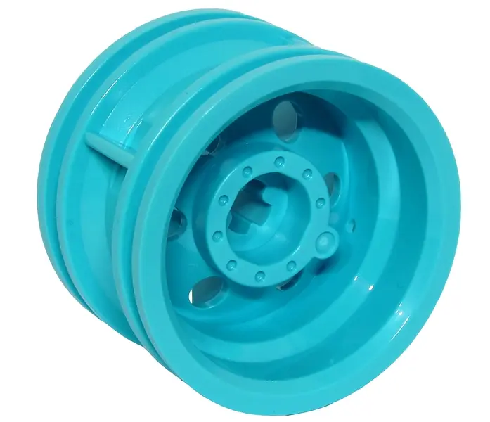 Medium Azure Wheel 30.4mm D. x 20mm with No Pin Holes and Reinforced Rim