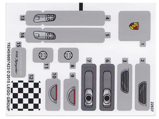 Sticker Sheet for Set 75910 - (19245/6097423)