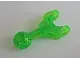 Trans-Bright Green Hero Factory Arm / Leg with Ball Joint on Axle and Ball Socket, Short