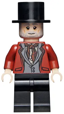 Wizard - HP Wizarding World Male, Black Top Hat, Dark Red Suit, Black Legs