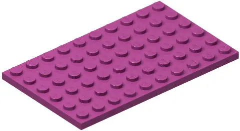 Magenta Plate 6 x 10