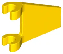 Yellow Flag 2 x 2 Trapezoid