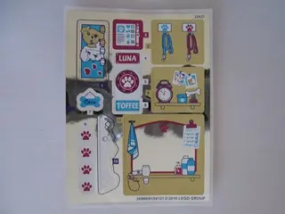 Sticker Sheet for Set 41124, Mirrored - (26996/6154121)