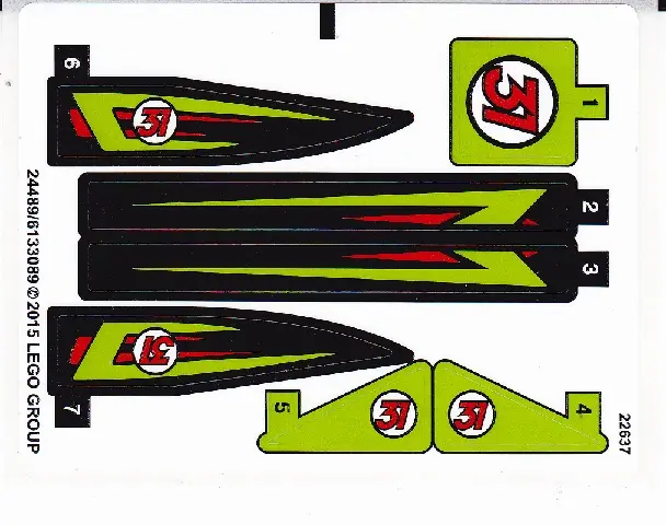 Sticker Sheet for Set 60114 - International Version - (24489/6133089)