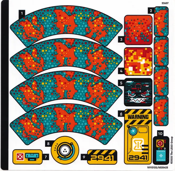 Sheet for Set 71492 - (10112125/6535433)