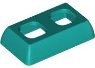 Dark Turquoise Minifigure Skirt Plastic Straight, Short