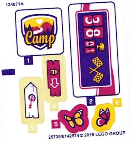 Sticker Sheet for Set 41121 - (25735/6142574)