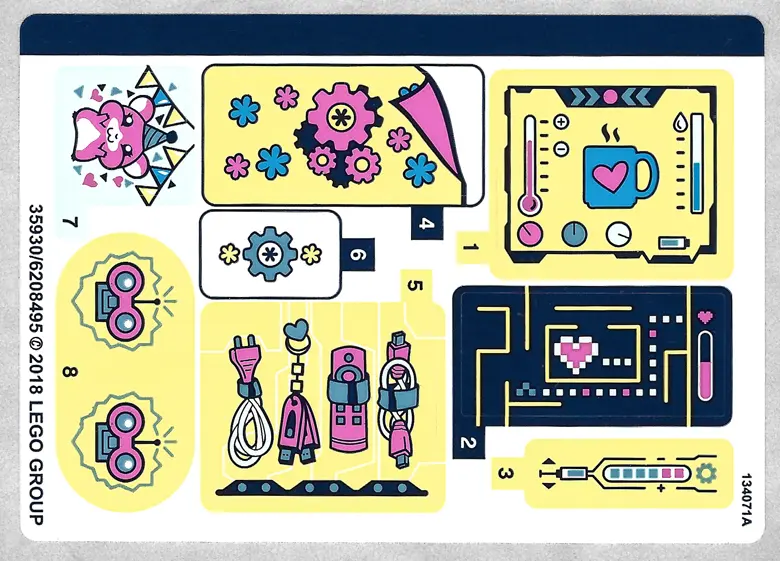 Sticker Sheet for Set 41329 - (35930/6208495)