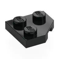 PLATE 2X2, CORNER, 45 DEG.