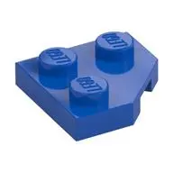 PLATE 2X2, CORNER, 45 DEG.