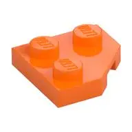 PLATE 2X2, CORNER, 45 DEG.