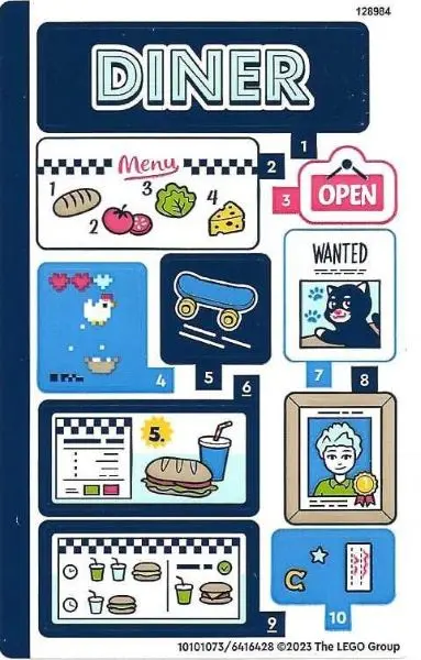 Sticker Sheet for Set 41728 - (10101073/6416428)