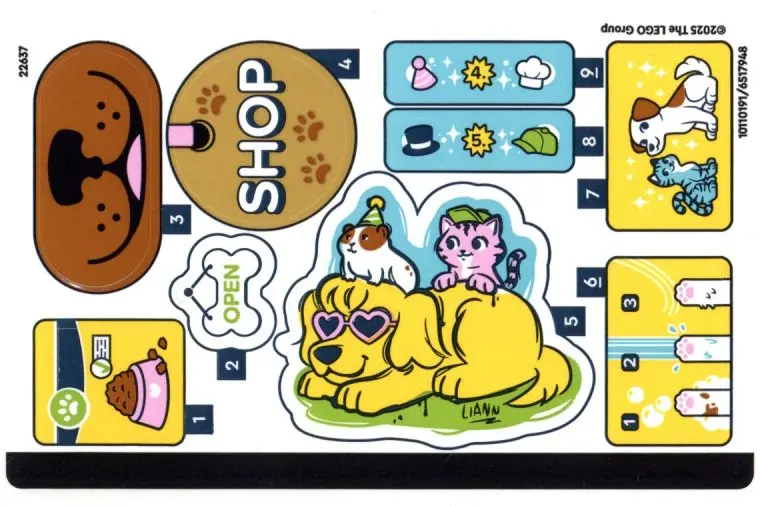 Sticker Sheet for Set 42650 - (10110191/6517948)