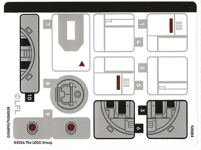 Sticker Sheet for Set 75393 - (10101914/6489010)