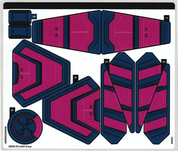 Sheet for Set 76316 - (10112197/6536319)