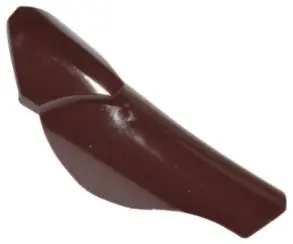 Dark Brown Large Figure Armor, Leg Shin Guard with Ball Joint Socket
