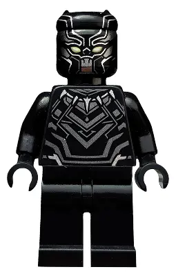 Black Panther - Dark Silver Armor, Yellow Eyes