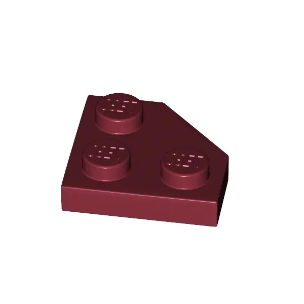 PLATE 2X2, CORNER, 45 DEG.