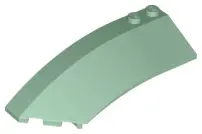 Sand Green Wedge 8 x 3 x 2 Open Left
