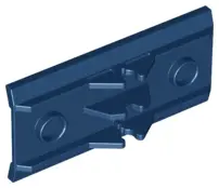 Dark Blue Vehicle, Spoiler / Plow Blade 6 x 3 with Hinge