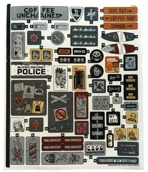 Sticker Sheet for Set 70840 - (53482/6263756)