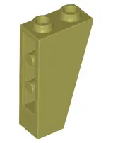 Olive Green Slope, Inverted 75 2 x 1 x 3