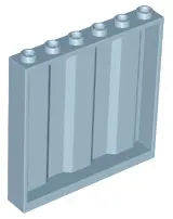 Sand Blue Panel 1 x 6 x 5 with Corrugated Profile