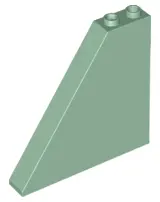 Sand Green Slope 55 6 x 1 x 5 without Bottom Stud Holders