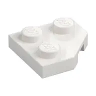 PLATE 2X2, CORNER, 45 DEG.