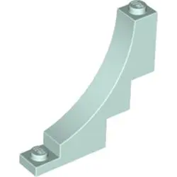 Light Aqua Arch 1 x 5 x 4 Inverted