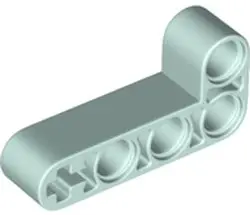 Light Aqua Technic, Liftarm, Modified Bent Thick L-Shape 2 x 4