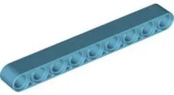 Medium Azure Technic, Liftarm Thick 1 x 9