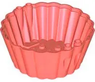 Coral Container, Cupcake / Muffin Cup 8 x 8 x 3
